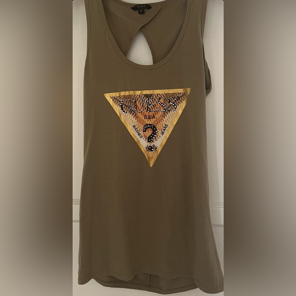 Green Guess Top
